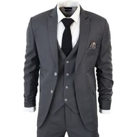 IM1 Classic Plain 3 Piece Suit 52R