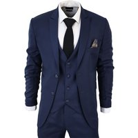 IM1 Classic Plain 3 Piece Suit 44R