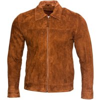 Retro Goat Suede Biker Jacket