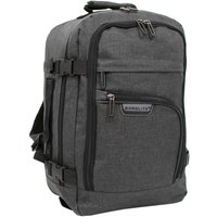 Infinity Leather Rucksack Backpack 40x20 x25 cm Underseat Travel Cabin Bag for Easy Jet, Ryanair in Black