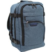 Infinity Leather Rucksack Backpack 40x20 x25 cm Underseat Travel Cabin Bag for Easy Jet, Ryanair in Navy