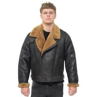 Sheepskin WW2 Bomber Jacket Haverhill Dark