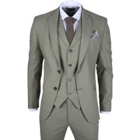 Sage Tailor Fit3 Piece Linen Summer Wedding Suit 42R