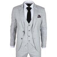 Checked 3 Piece Suit Tailored Fit 42R