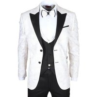 4 Piece Paisley Wedding Suit Tailor Fit 38R