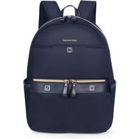 Infinity Leather Backpack Rucksack 40 x 30 x 14 cm Underseat Travel Cabin Bag for Ryanair, Easy Jet in Blue