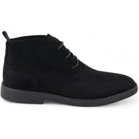 Infinity Leather Men's Premium Desert Style Suede Chukka Boots in Black | Size: 9