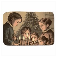 Warren Reed - Designer Christmas Candles Sherpa Blanket | Size: Large