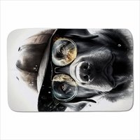 Warren Reed - Designer Labrador Retriever Dog Sherpa Blanket | Size: Large