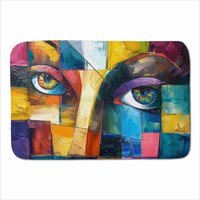 Warren Reed - Designer Fragmented Vision: Eyes Of The Soul Sherpa Blanket | Size: Large