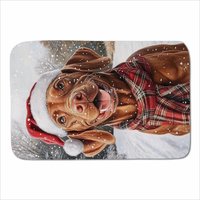 Warren Reed - Designer Strawberry In Glasses Sherpa Blanket in Brown | Size: Large