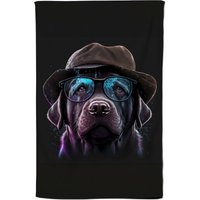 Warren Reed - Designer Labrador Retriever Dog Splashart Tea Towel