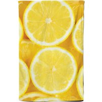 Warren Reed - Designer Vibrant Lemons Tea Towel in Yellow