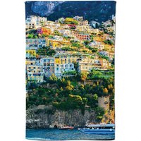 Warren Reed - Designer Positano, Amalfi Coast Tea Towel in Green