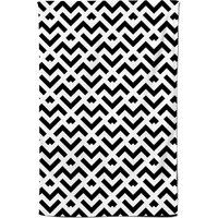 Warren Reed - Designer Black & White Abstract Pattern Tea Towel