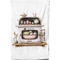 Warren Reed - Designer Easter Egg Baking Oven Tea Towel