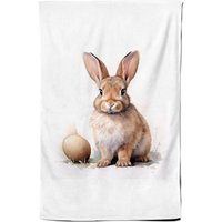 Warren Reed - Designer A Watercolour Easter Bunny Tea Towel