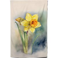 Warren Reed - Designer Daffodil Watercolour Tea Towel