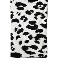 Warren Reed - Designer Black Leopard Print Tea Towel
