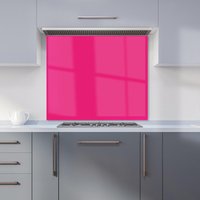 Warren Reed - Designer Vivid Pink Kitchen Splashback | Size: 900mm x 750mm