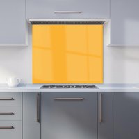 Warren Reed - Designer Cantaloupe Orange Kitchen Splashback | Size: 600mm x 650mm
