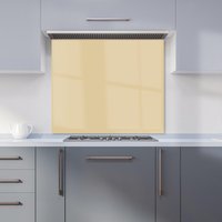 Warren Reed - Designer Biscuit Brown Kitchen Splashback | Size: 700mm x 750mm
