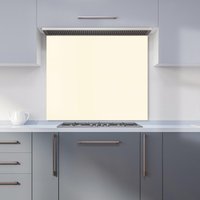 Warren Reed - Designer Old Lace Kitchen Splashback in White | Size: 600mm x 600mm