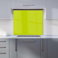 Warren Reed - Designer Lime Kitchen Splashback in Green | Size: 700mm x 650mm