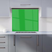 Warren Reed - Designer Clover Green Kitchen Splashback | Size: 600mm x 750mm