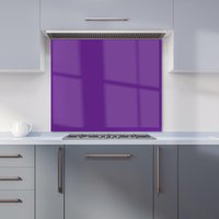 Warren Reed - Designer Purple Jam Kitchen Splashback in Red | Size: 600mm x 750mm