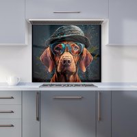 Warren Reed - Designer Hungarian Vizsla Dog Kitchen Splashback | Size: 900mm x 750mm