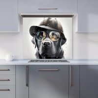 Warren Reed - Designer Labrador Retriever Dog Kitchen Splashback | Size: 600mm x 650mm