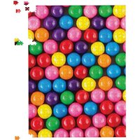Warren Reed - Designer Brightly Colored Gum Balls Jigsaw Puzzle in Pink | Size: 1000 Pieces