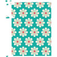 Warren Reed - Designer Daisy Pattern Jigsaw Puzzle in Green | Size: 1000 Pieces