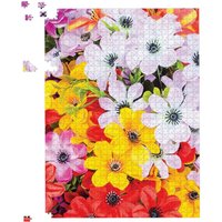 Warren Reed - Designer Spring Flowers Jigsaw Puzzle in Yellow | Size: 1000 Pieces