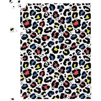 Warren Reed - Designer Coloured Leopard Print Jigsaw Puzzle in Blue | Size: 500 Piece