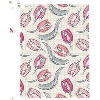 Warren Reed - Designer Tulips Jigsaw Puzzle in Pink | Size: 500 Piece