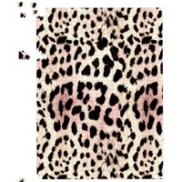 Warren Reed - Designer Leopard Hide Jigsaw Puzzle in Brown | Size: 1000 Pieces