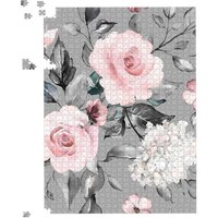 Warren Reed - Designer Dusty Pink Roses Jigsaw Puzzle | Size: 500 Piece