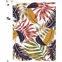 Warren Reed - Designer Hawaiian Style Jungle Leaves Jigsaw Puzzle in Brown | Size: 500 Piece