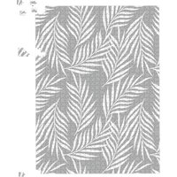 Warren Reed - Designer Palm Tree Leaves Jigsaw Puzzle in Grey | Size: 1000 Pieces