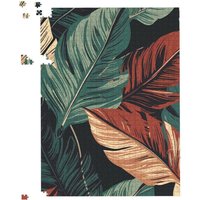 Warren Reed - Designer Autumn Colour Leaves Jigsaw Puzzle in Green | Size: 1000 Pieces