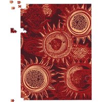 Warren Reed - Designer Abstract Red Moon & Sun Jigsaw Puzzle | Size: 1000 Pieces