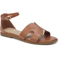 Buckle Strap Sandals Polyurethane Flat Summer Shoes