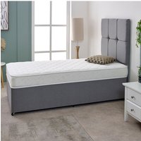 Starlight Beds Stress-Free Hybrid Mattress 18cm Deep Memory Foam & Spring Support in White | Size: EU Single