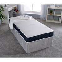 eXtreme Comfort Ltd Mars Black Border Basic Budget Stress Free Hybrid Memory Foam & Spring Mattress | Size: King