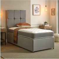 Starlight Beds 7-Inch Hybrid Sprung Mattress Soft Firmness Deep Quilted Surface in White | Size: Single