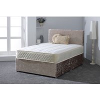 Starlight Beds Close Flame Hybrid Mattress Soft Feel Memory Foam & Spring Support in White | Size: Small Single