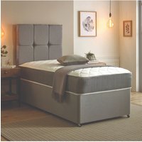 Starlight Beds Castle Hybrid Mattress 20cm Deep Memory Foam & Spring Support in White | Size: EU Double