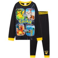 Pokemon Boy's Pyjama Set in Black | Size: 7-8 Years